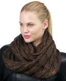 Soft Winter Warm Chunky Knit Cowl Infinity Loop Scarf
