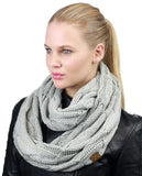 Soft Winter Warm Chunky Knit Cowl Infinity Loop Scarf