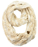 Soft Winter Warm Chunky Knit Cowl Infinity Loop Scarf
