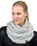 Soft Winter Warm Chunky Knit Cowl Infinity Loop Scarf