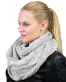 Soft Winter Warm Chunky Knit Cowl Infinity Loop Scarf
