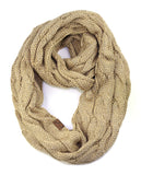 Soft Winter Warm Chunky Knit Cowl Infinity Loop Scarf