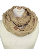 Soft Winter Warm Chunky Knit Cowl Infinity Loop Scarf