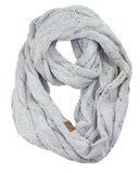 Soft Winter Warm Chunky Knit Cowl Infinity Loop Scarf