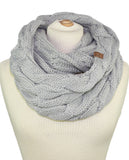Soft Winter Warm Chunky Knit Cowl Infinity Loop Scarf