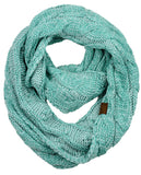 Soft Winter Warm Chunky Knit Cowl Infinity Loop Scarf