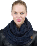 Soft Winter Warm Chunky Knit Cowl Infinity Loop Scarf