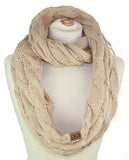 Soft Winter Warm Chunky Knit Cowl Infinity Loop Scarf