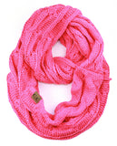 Soft Winter Warm Chunky Knit Cowl Infinity Loop Scarf