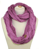 Soft Winter Warm Chunky Knit Cowl Infinity Loop Scarf