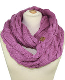 Soft Winter Warm Chunky Knit Cowl Infinity Loop Scarf