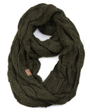 Soft Winter Warm Chunky Knit Cowl Infinity Loop Scarf