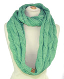 Soft Winter Warm Chunky Knit Cowl Infinity Loop Scarf