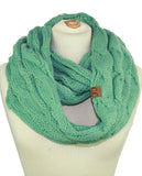Soft Winter Warm Chunky Knit Cowl Infinity Loop Scarf