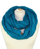 Soft Winter Warm Chunky Knit Cowl Infinity Loop Scarf