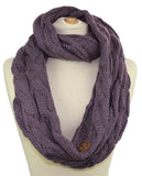 Soft Winter Warm Chunky Knit Cowl Infinity Loop Scarf
