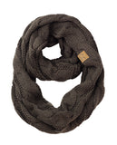 Soft Winter Warm Chunky Knit Cowl Infinity Loop Scarf