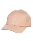 NYFASHION101 Unisex Soft PU Leather Precurved Baseball Cap