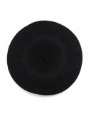French Style Lightweight Casual Classic Solid Color Wool Beret