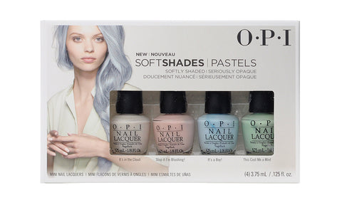 OPI Soft Shades Patels 4 Pc Mini Set - (4) 3.75 mL