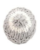 Two Tone Single Strip Handmade Big Loop Helsinski Hat Beanie