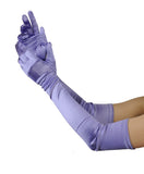 NYFASHION101 Women's Classic Long Opera Length Satin Gloves 16BL