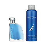 Nautica Blue Eau de Toilette 3.4 fl oz (Pack of 1), Notes of Basil, Jasmine, and Cedarwood, Men's Fragrance, Long Lasting, Everyday Fragrance, Travel Size