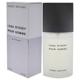 L'eau d'Issey Pour Homme by Issey Miyake 4.2 Fl Oz Eau de Toilette Spray