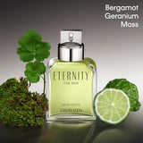 Calvin Klein Eternity Eau de Toilette – Fougère Men's Cologne – With Notes of Mandarin, Sage, Cedarwood & Amber – Luxury Perfumes for Men – Long Lasting Fragrance