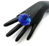 NYFASHION101 Women's Extra Big Rhinestone Fashion Stretch Ring