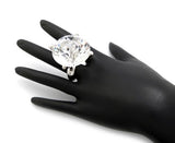 NYFASHION101 Women's Extra Big Rhinestone Fashion Stretch Ring