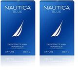 Nautica Blue Eau de Toilette 3.4 fl oz (Pack of 1), Notes of Basil, Jasmine, and Cedarwood, Men's Fragrance, Long Lasting, Everyday Fragrance, Travel Size