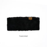C.C Sequin Headwrap for Women - Stretchable Soft Warm Knit Winter Headband Ear Warmer (Hot Pink)