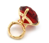 NYFASHION101 Women's Extra Big Rhinestone Fashion Stretch Ring