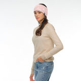 C.C Sequin Headwrap for Women - Stretchable Soft Warm Knit Winter Headband Ear Warmer (Hot Pink)