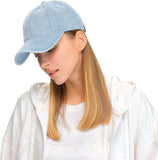 C.C Unisex Classic Blank Low Profile Cotton Unconstructed Baseball Cap Dad Hat