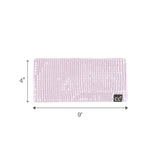 C.C Sequin Headwrap for Women - Stretchable Soft Warm Knit Winter Headband Ear Warmer (Hot Pink)