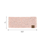 C.C Sequin Headwrap for Women - Stretchable Soft Warm Knit Winter Headband Ear Warmer (Hot Pink)