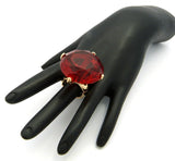NYFASHION101 Women's Extra Big Rhinestone Fashion Stretch Ring
