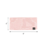 C.C Sequin Headwrap for Women - Stretchable Soft Warm Knit Winter Headband Ear Warmer (Hot Pink)