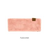 C.C Sequin Headwrap for Women - Stretchable Soft Warm Knit Winter Headband Ear Warmer (Hot Pink)