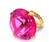 NYFASHION101 Women's Extra Big Rhinestone Fashion Stretch Ring