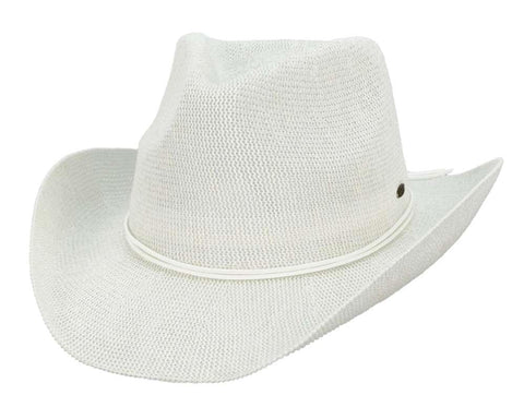 C.C Sparkly Sequin Cowboy Hat with Suede String Trim