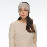 C.C Sequin Headwrap for Women - Stretchable Soft Warm Knit Winter Headband Ear Warmer (Hot Pink)