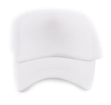 NYFASHION101 Blank Mesh Adjustable Snapback Cotton 6-Panel Trucker Hat Cap
