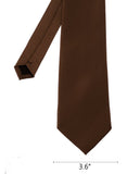 Men's Solid Color Polyester Tie PS00