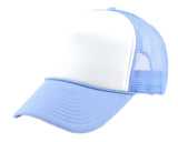 NYFASHION101 Blank Mesh Adjustable Snapback Cotton 6-Panel Trucker Hat Cap