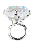 NYFASHION101 Women's Extra Big Rhinestone Fashion Stretch Ring