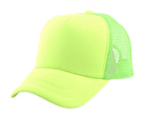 NYFASHION101 Blank Mesh Adjustable Snapback Cotton 6-Panel Trucker Hat Cap
