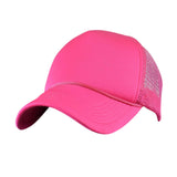 NYFASHION101 Blank Mesh Adjustable Snapback Cotton 6-Panel Trucker Hat Cap